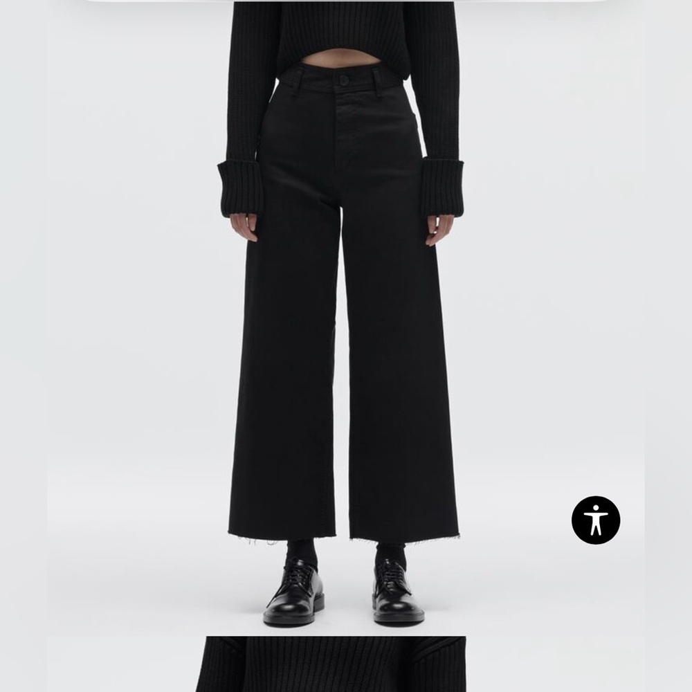 HIGH-WAISTED ZW SAILOR STRAIGHT JEANS